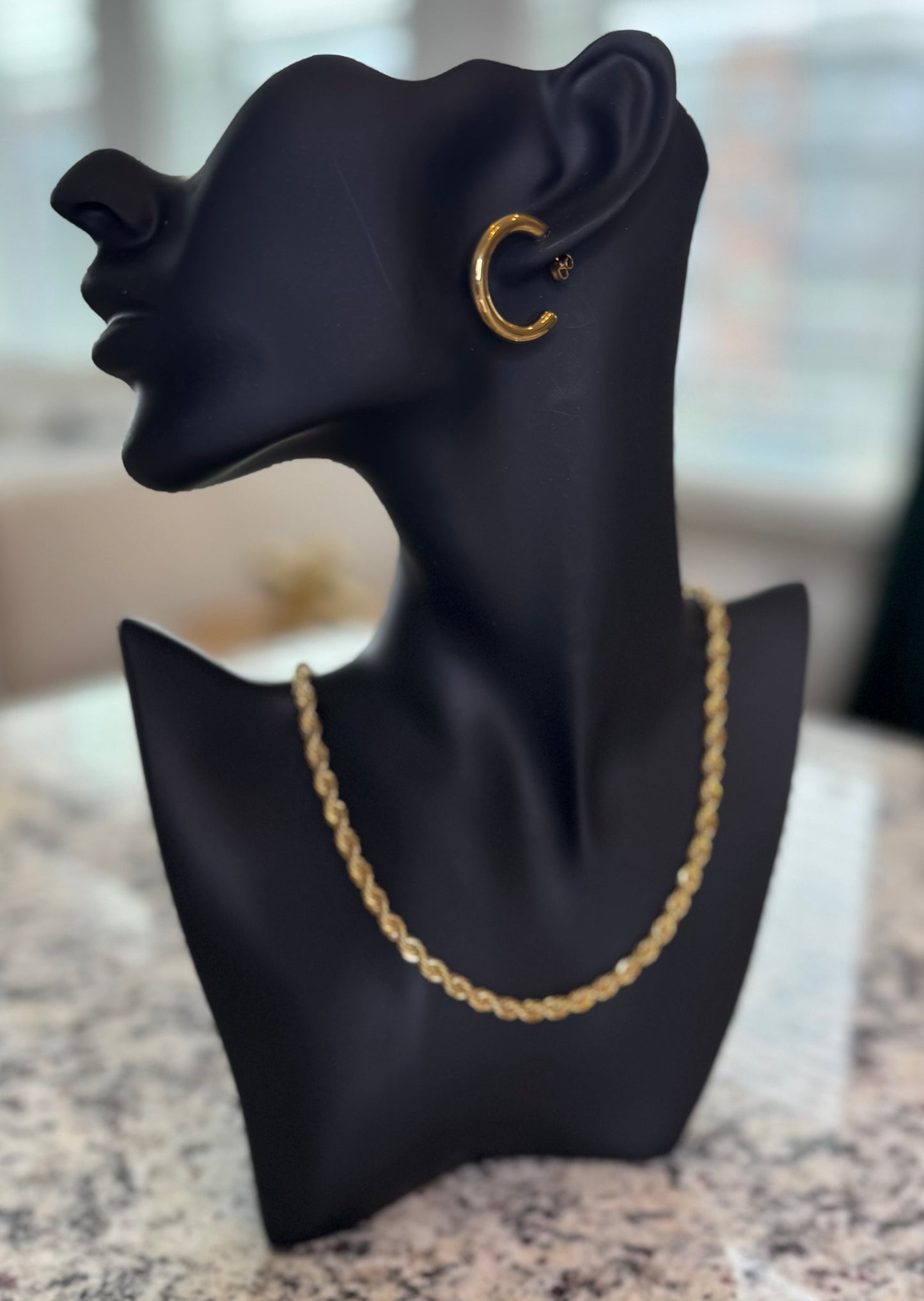 Gold Hoop Earrings