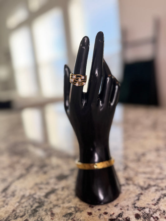 The Pearl Blossom Ring