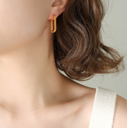 Modern Hoop Earrings